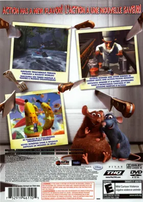 Disney-Pixar Ratatouille box cover back